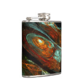 Time Split Abstract Art フラスク (右)