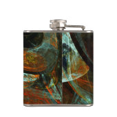 Time Split Abstract Art フラスク (裏面)