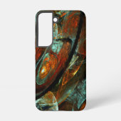 Time Split Abstract Art Samsung Galaxyケース (裏面)
