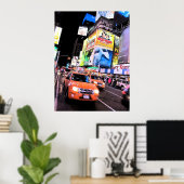 Time Square, New York City Poster ポスター (ホームオフィス)