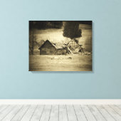 Time Take It's Toll by doneill キャンバスプリント (インサイチュ (ウッドフロア))