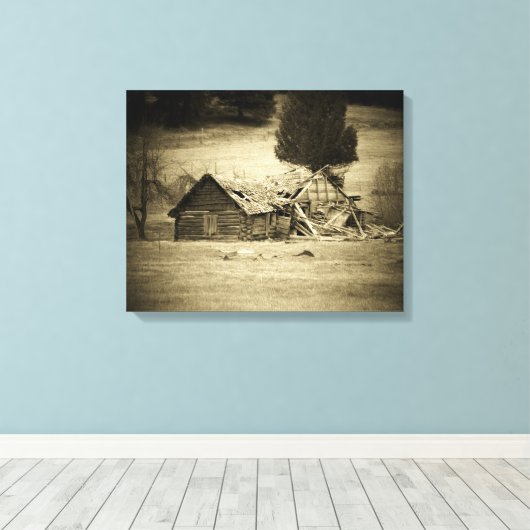 Time Take It's Toll by doneill キャンバスプリント (インサイチュ (ウッドフロア))