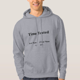 Time Tested Hoodie for Men – Custom Valentine Gift パーカ
