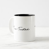 Time-Tested Quote ツートーンマグカップ (正面左)