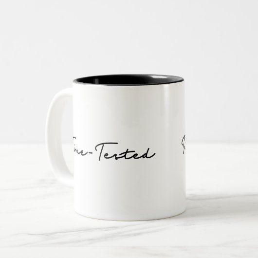 Time-Tested Quote ツートーンマグカップ (正面左)