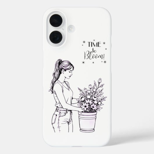 Time to Bloom フォンケース Case-Mate iPhoneケース (裏面)