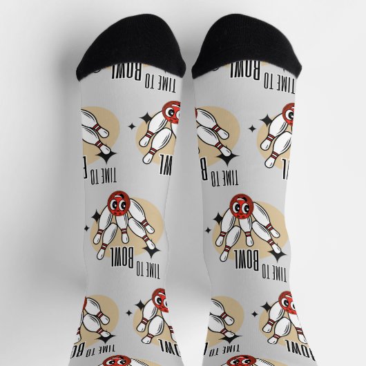 Time to Bowl Socks ソックス (上部)