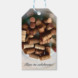 Time to Celebrate Wine Corks ギフトタグ