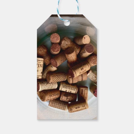 Time to Celebrate Wine Corks ギフトタグ (裏面)