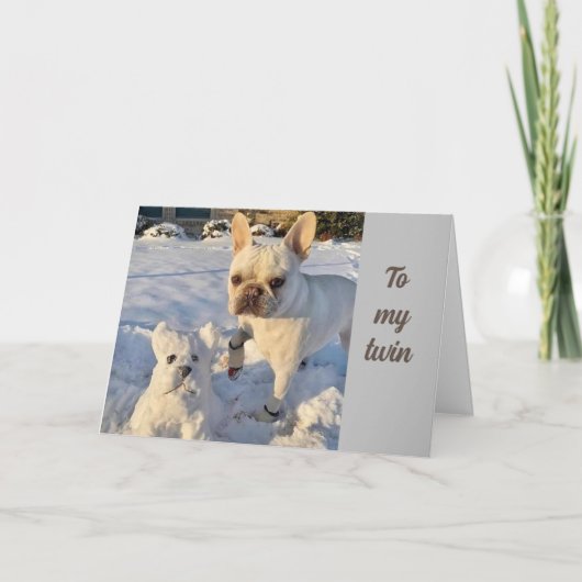 TIME TO "CELEBRATE" YOU - "TWIN'S" CARD カード (正面)