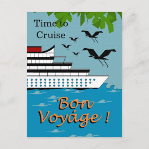 TIME TO CRUISE_BON VOYAGEポストカード ポストカード