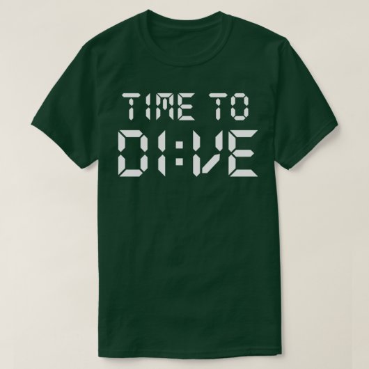 Time To Dive Cave Diving Dive Master Advanced Dive Tシャツ (デザイン正面)