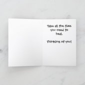 Time to Heal Get Well Card  STSA-1 カード (内部)