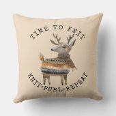 Time to Knit  クッション (裏面)