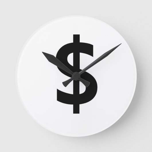 Time to make money ラウンド壁時計 (正面)