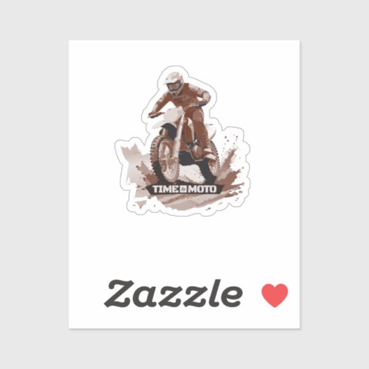 Time to Moto ダートバイク ステッカー シール (シート)