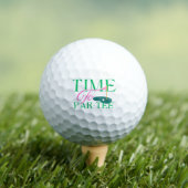 Time to Par-Tee Fun Golf Themed Bachelorette ゴルフボール (インサイチュ 木)