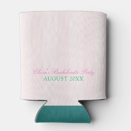 Time to Par-Tee Fun Golf Themed Bachelorette 缶クーラー (裏面)