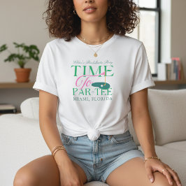Time to Par-Tee Golf Bachelorette Tシャツ