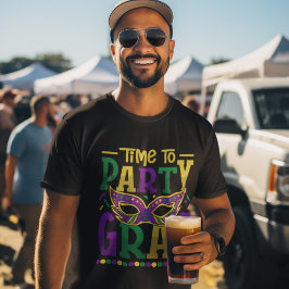 Time to Party Gras, Funny Mardi Gras Tシャツ