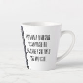 Time to read Jane Austen  カフェラテマグ (右)