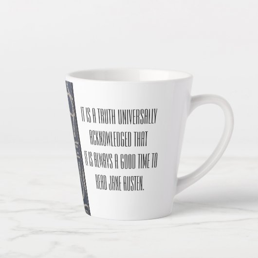 Time to read Jane Austen  カフェラテマグ (右)