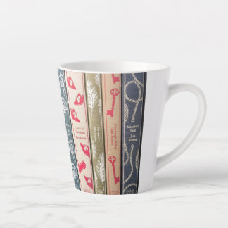 Time to read Jane Austen カフェラテマグ