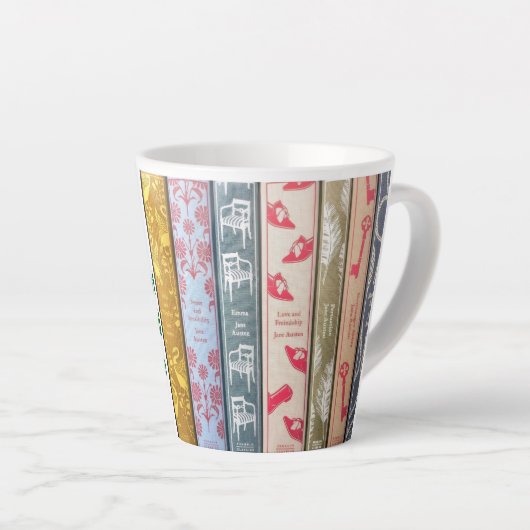 Time to read Jane Austen  カフェラテマグ (右アングル)