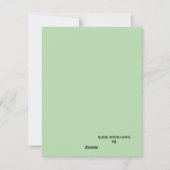 TIME TO RELAX AND ENJOY LIFE シーズンカード (裏面)