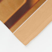 Time to Relax "Chocolate Bar"Brown Fleece Blanket  フリースブランケット (角)