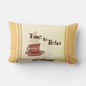 Time to Relax "Chocolate Bar" Lumbar Pillow ランバークッション (裏面)
