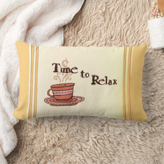 Time to Relax "Chocolate Bar" Lumbar Pillow ランバークッション (ブランケット)