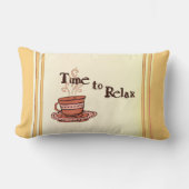 Time to Relax "Chocolate Bar" Lumbar Pillow ランバークッション (正面)