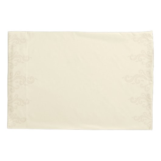 Time to Relax Cream Yellow Pillow case set 枕カバー (裏面-左)