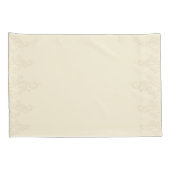 Time to Relax Cream Yellow Pillow case set 枕カバー (裏面-右)