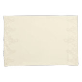 Time to Relax Cream Yellow Pillow case set 枕カバー (正面右)