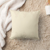 Time to Relax Cream Yellow Throw Pillow  クッション (ブランケット)