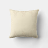 Time to Relax Cream Yellow Throw Pillow  クッション (裏面)