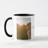 Time to Relax Dog Sunset Coffee Mug マグカップ (左)