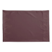 Time to Relax maroon-ed Pillow case set 枕カバー (裏面-右)