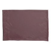 Time to Relax maroon-ed Pillow case set 枕カバー (正面左)
