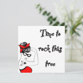 Time to Rockクリスマスカード カード (スタンド正面)