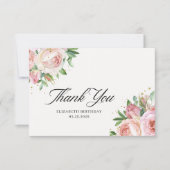 Time to spill the tea bridal shower サンキューカード (正面)