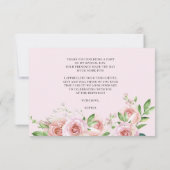 Time to spill the tea bridal shower サンキューカード (裏面)