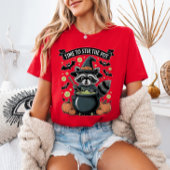 Time to Stir The Pot Cute Raccoon Funny Halloween  Tシャツ