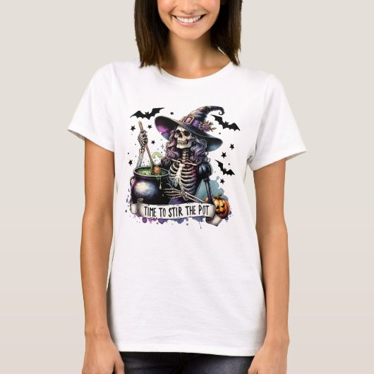 Time to Stir the Pot Halloween Tシャツ (正面)