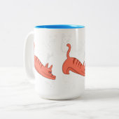 Time to Stretch ツートーンマグカップ (正面左)