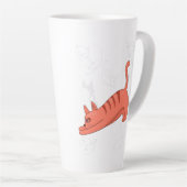 Time to Stretch Two-Tone Coffee Mug Teapot カフェラテマグ (右アングル)