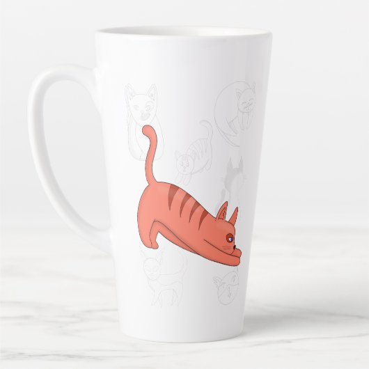 Time to Stretch Two-Tone Coffee Mug Teapot カフェラテマグ (左)