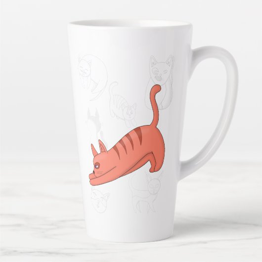 Time to Stretch Two-Tone Coffee Mug Teapot カフェラテマグ (右)